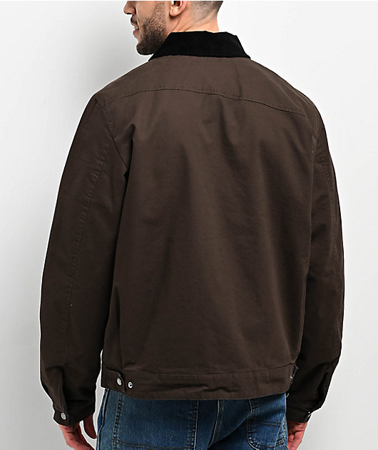 Volcom Voider Lined Brown Work Jacket | Zumiez