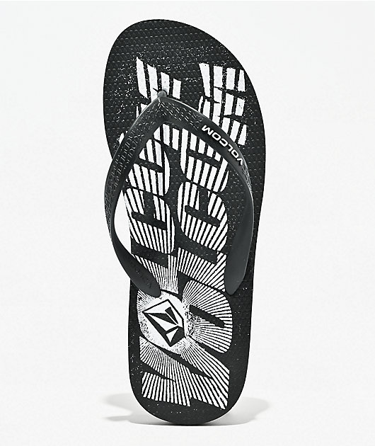 Volcom Volcomotion Black & White Sandals