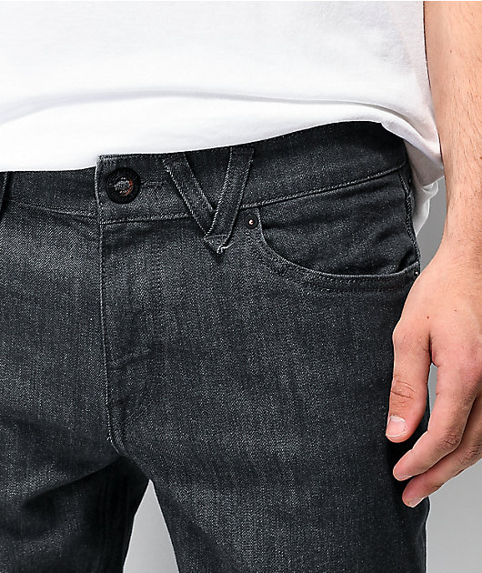 Pantalón outlet Volcom SOLVER DENIM GREY VINTAGE | Atlas Stoked
