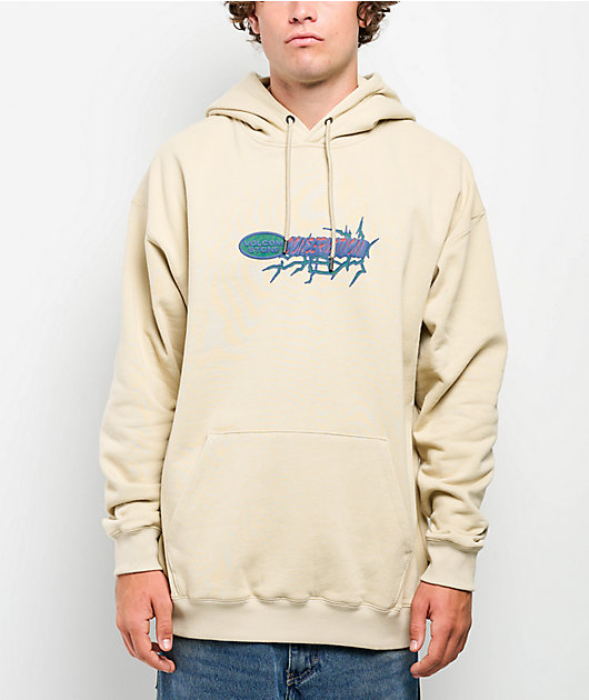 Volcom Vsc Tripper Beige Hoodie