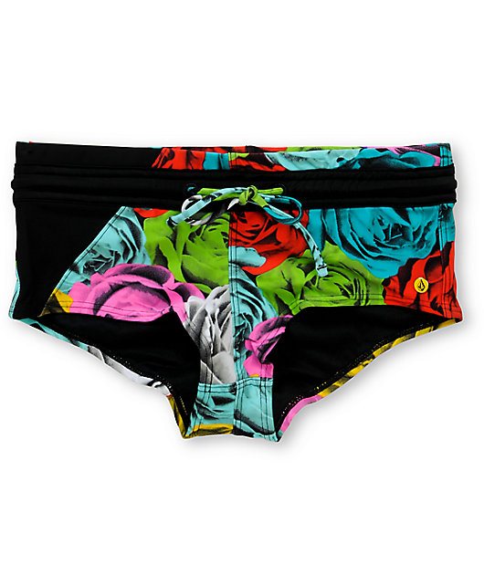 volcom boy shorts swimwear