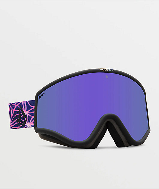 レア美品⭐︎送料無料⭐︎VOLCOM YAE ゴーグル ブリーチ/パープルクローム Volcom Yae Ravelson & Purple Chrome Snowboard Goggles | Zumiez