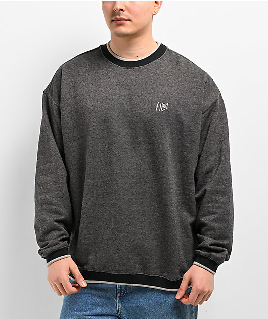 Volcom x Hockey Dad Lemon Heather Crewneck Sweatshirt Zumiez