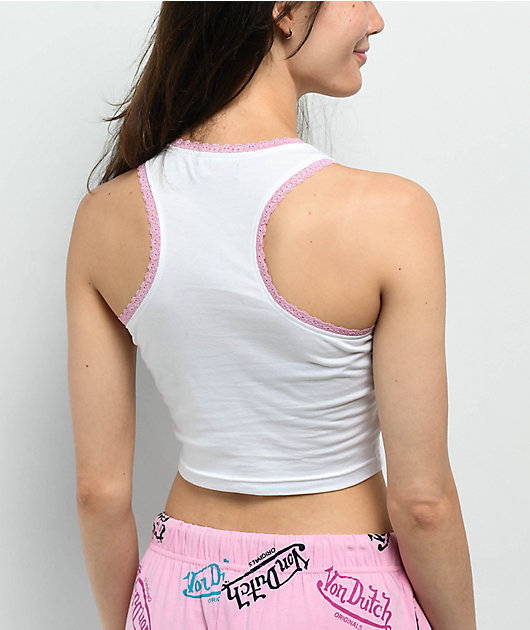 Von Dutch All Over Logo Pink Lounge Set