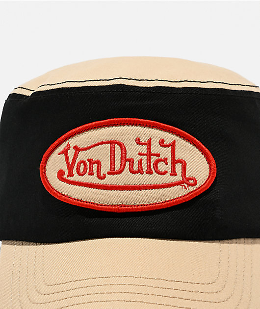Von Dutch Black & Tan Painter's Hat