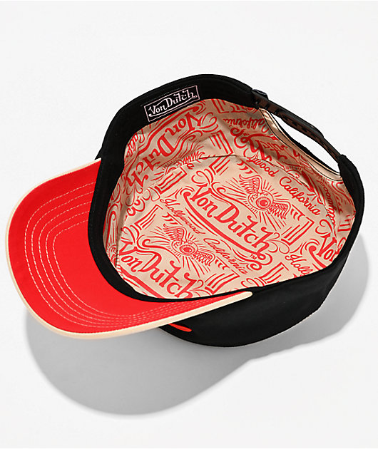 Von Dutch Black & Tan Painter's Hat