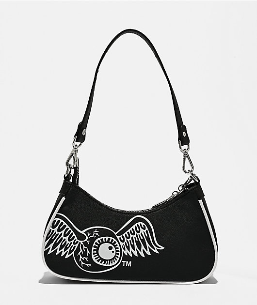 Von Dutch Black & White Shoulder Bag