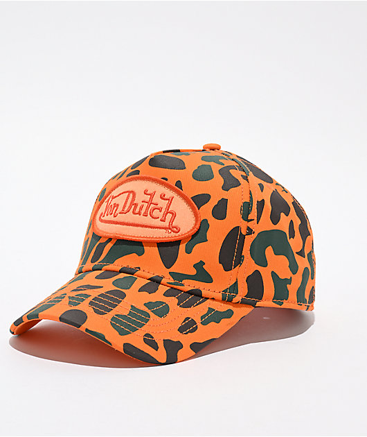 Von Dutch Cheetah Velvet Snapback Hat | Zumiez