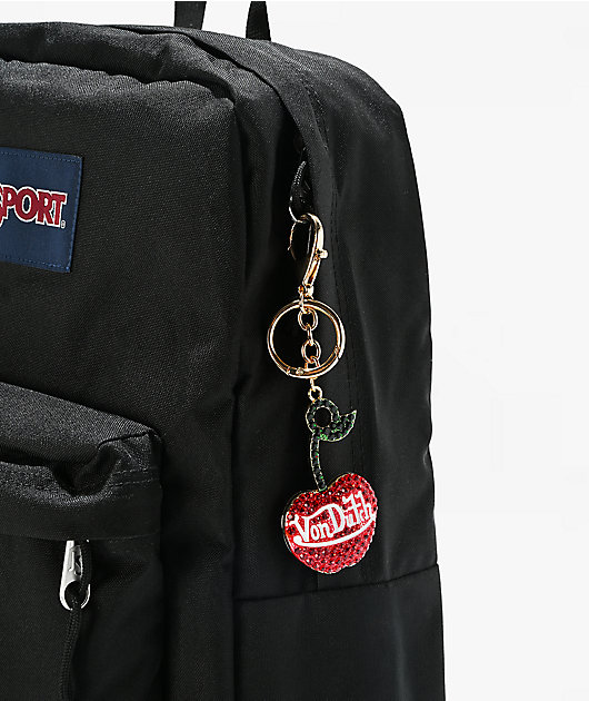 Von Dutch Cherry Rhinestone Bag Charm