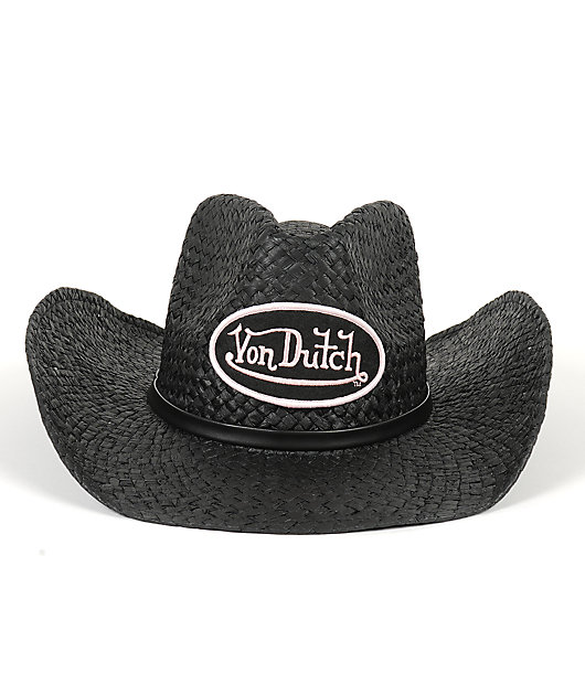 Von Dutch Classic Black & White Cowboy Hat