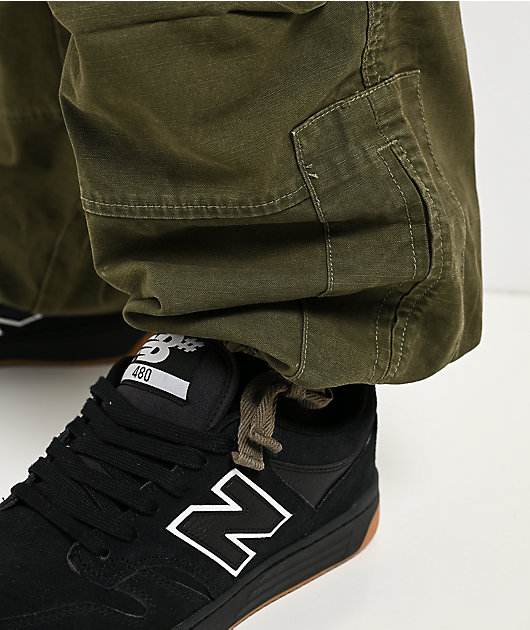 Von Dutch Commander Green Cargo Pants