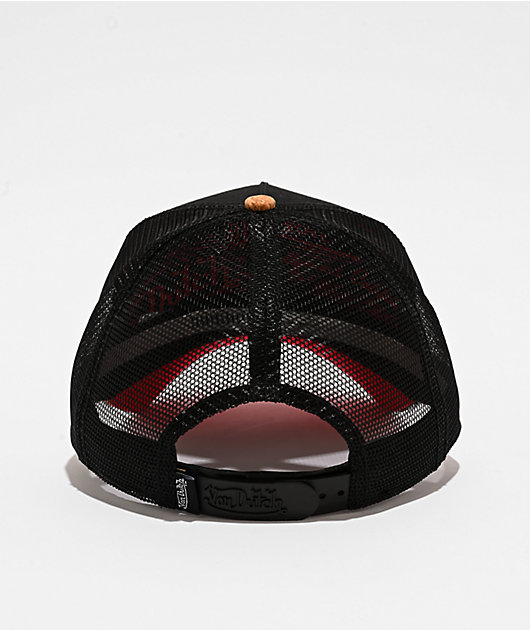 Von Dutch Corked Black Trucker Hat