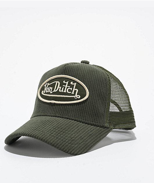 Von hotsell Dutch Distressed Trucker Mesh Snapback Hat And Cap One Size