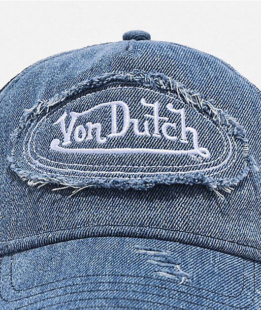 Von Dutch Denim Blue Trucker Hat