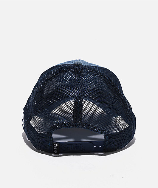 Von Dutch Denim Blue Trucker Hat