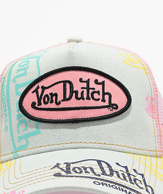 Von Dutch Unisex Trucker Hat, Adult, Lt Denim Pink, OS New with tags Buy Von Dutch Unisex Trucker Hat, Adult, Lt Denim Pink, OS  main image 4