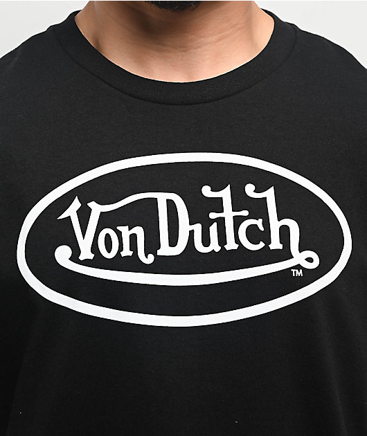 Von Dutch Logo Black T-Shirt