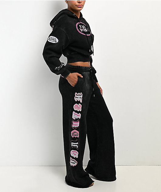 Von Dutch Mineral Black Sweatpants