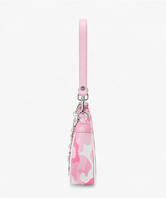 Von Dutch Pink Camo Shoulder Bag