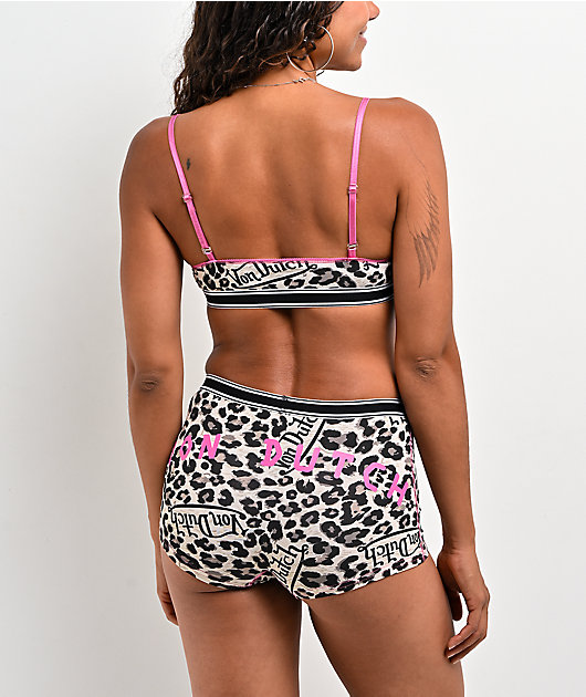 Von Dutch Pink Cheetah Lounge Set
