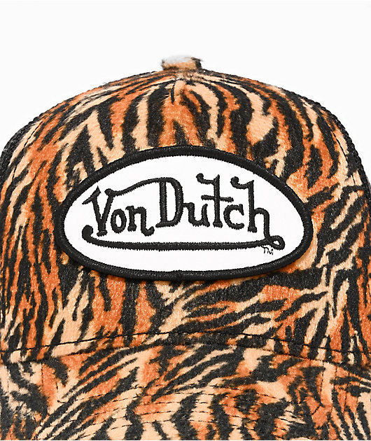 Von Dutch Safari Black Trucker Hat
