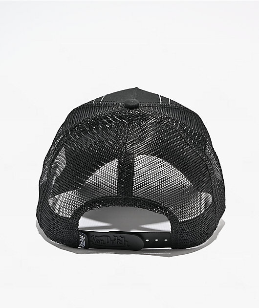 Von Dutch Stakes Black Trucker Hat