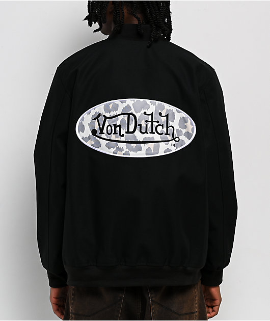 Von Dutch Twill Black Work Jacket | Zumiez