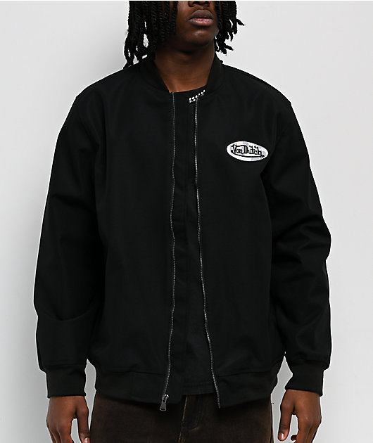 Von Dutch Twill Black Work Jacket | Zumiez