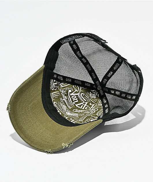 Von Dutch Vintage Green Trucker Hat