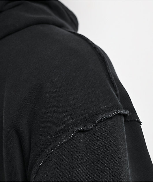 Von Dutch X Broken Promises Wild Ride Black Wash Zip Hoodie | Zumiez