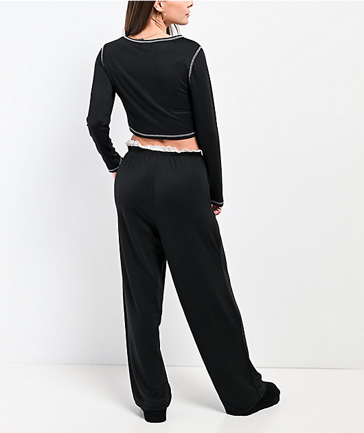 Von Dutch Yummy Black & White Lounge Set