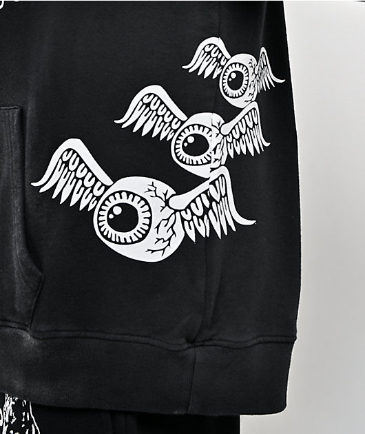 Von Dutch x Broken Promises All In Black Wash Hoodie