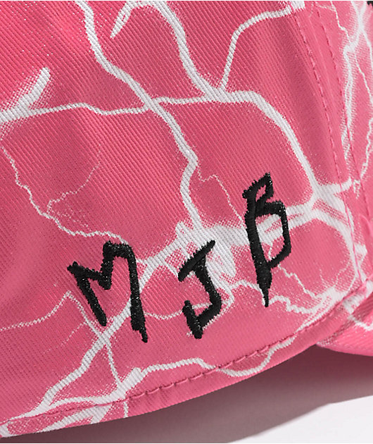Von Dutch x MJB Lightning Pink Snapback Hat | Zumiez