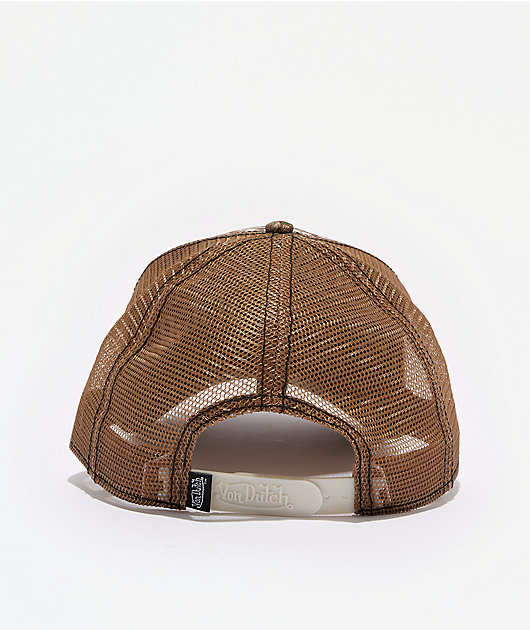 Von Dutch x Realtree Brown Camo Trucker Hat