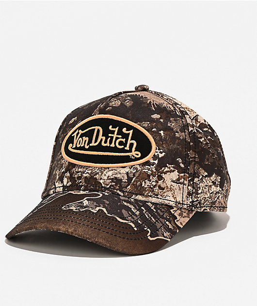 Von Dutch x Realtree Excape Green Camo Snapback Hat | Zumiez