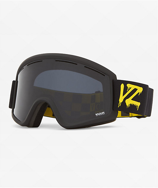 Von Zipper Black Satin & Lowlight Snowboard Goggles | Zumiez