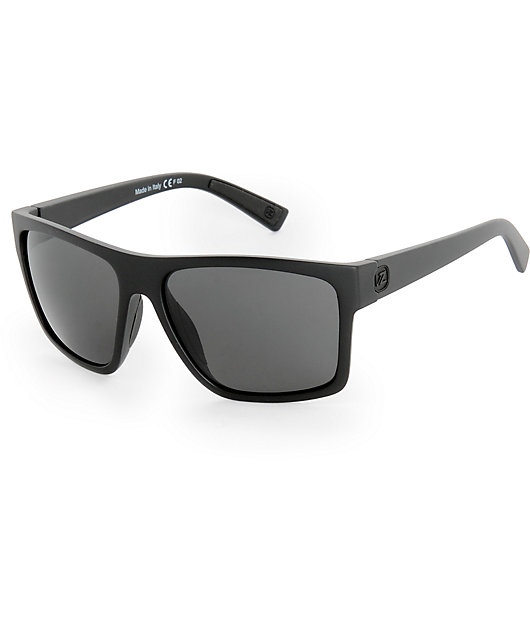 Von Zipper Dipstick gafas de sol en negro satén y gris