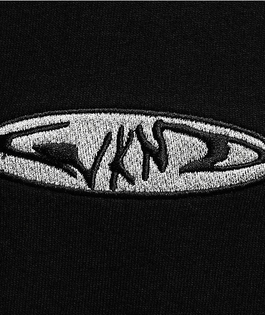 WKND Fishbone Emblem Black T-Shirt | Zumiez
