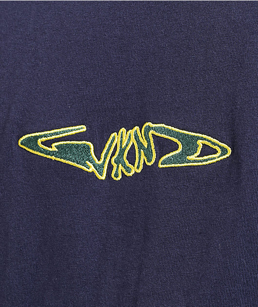 WKND Fishbone Navy T-Shirt