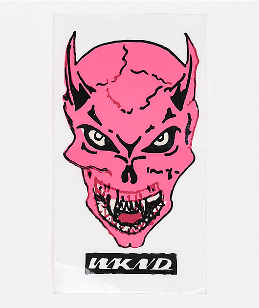 WKND Skateboards Icy Hot Sticker