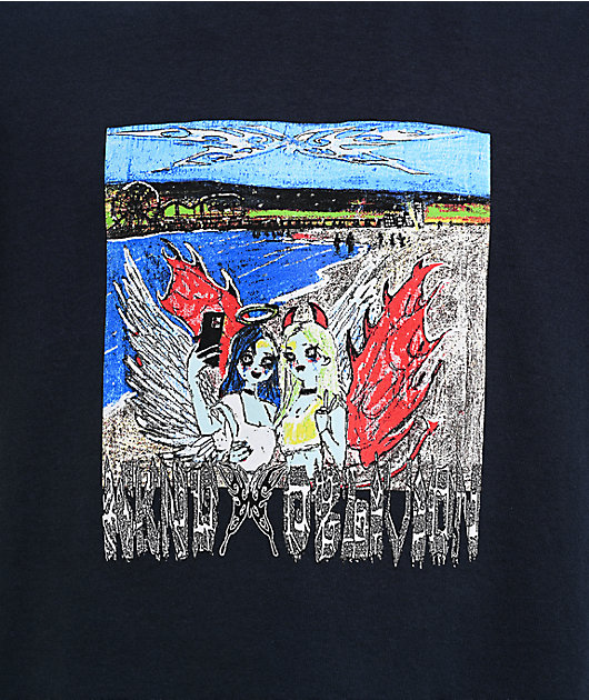 WKND x Oblivion Beach Girls Navy T-Shirt