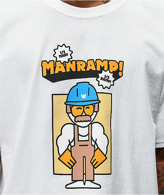 WORBLE Manramp White T-Shirt