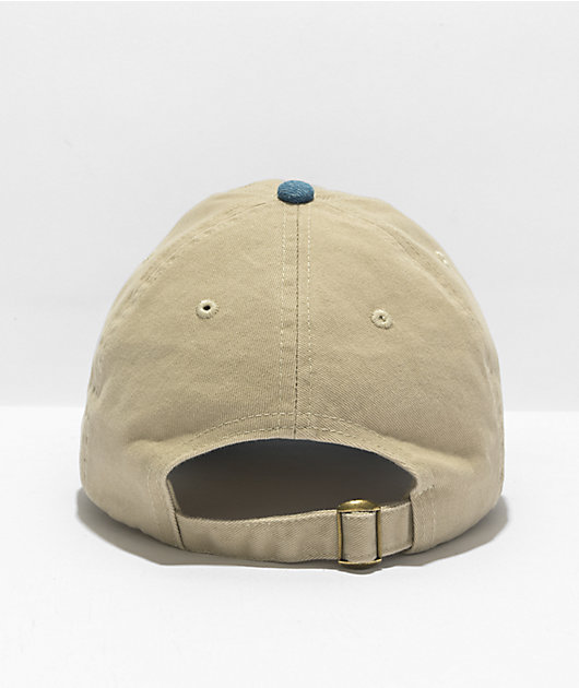 tan strapback hat