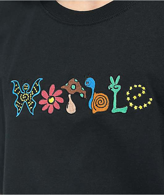 WORBLE Small World Black T-Shirt