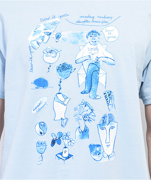 WORBLE The Blues Light Blue T-Shirt