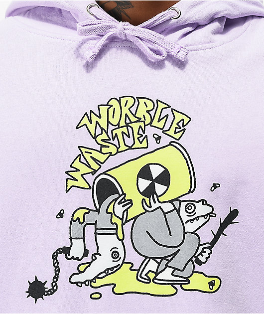 WORBLE Waste Lavender Hoodie