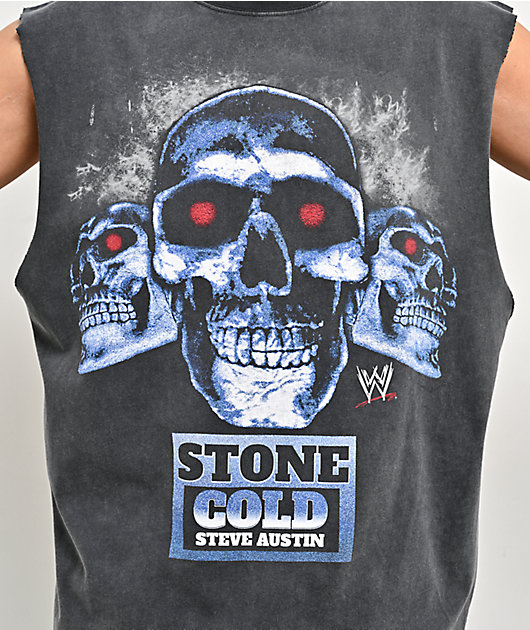 WWE Bad To The Bonz Black Wash Tank Top | Zumiez