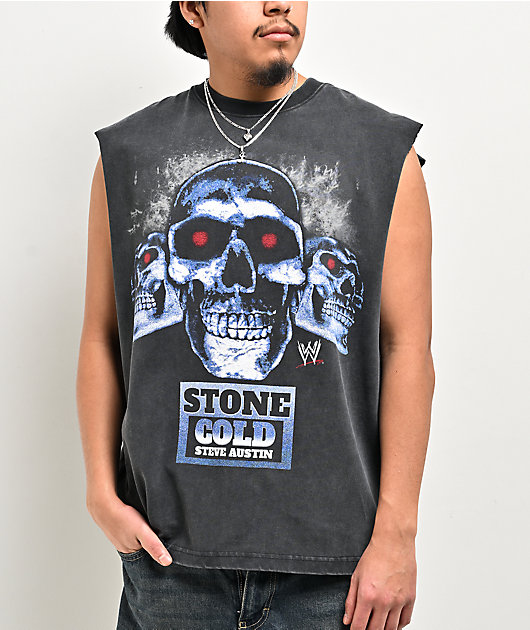 WWE Bad To The Bonz Black Wash Tank Top | Zumiez