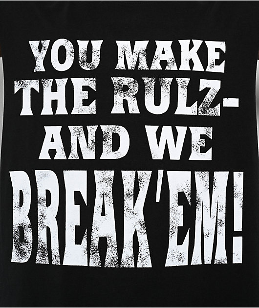 WWE D-Generation X Break 'Em Black Tank Top