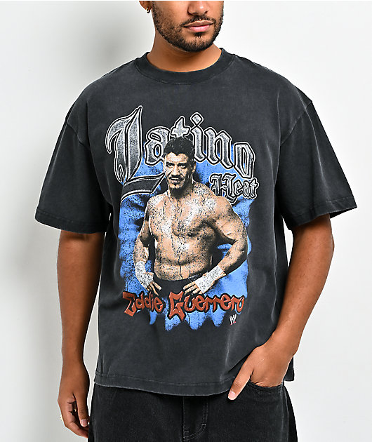 WWE Eddie Guerrero Latino Tact Black Wash T-Shirt